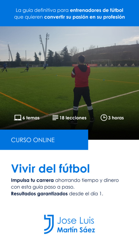 Folleto curso online - Vivir del fútbol - @jlmartinsaez